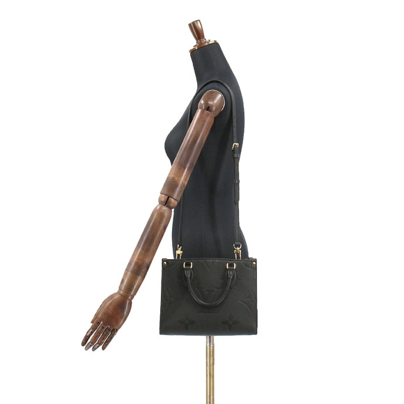 Louis Vuitton Monogram Emplant Onthego PM Shoulder Bag Noir Black - Picture 8 of 8